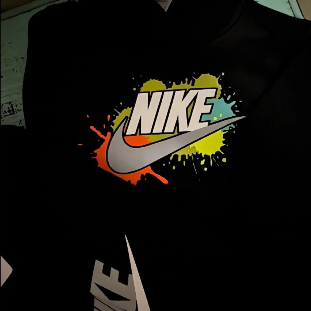 Nike Black Sweatshirt with Splash Logo
